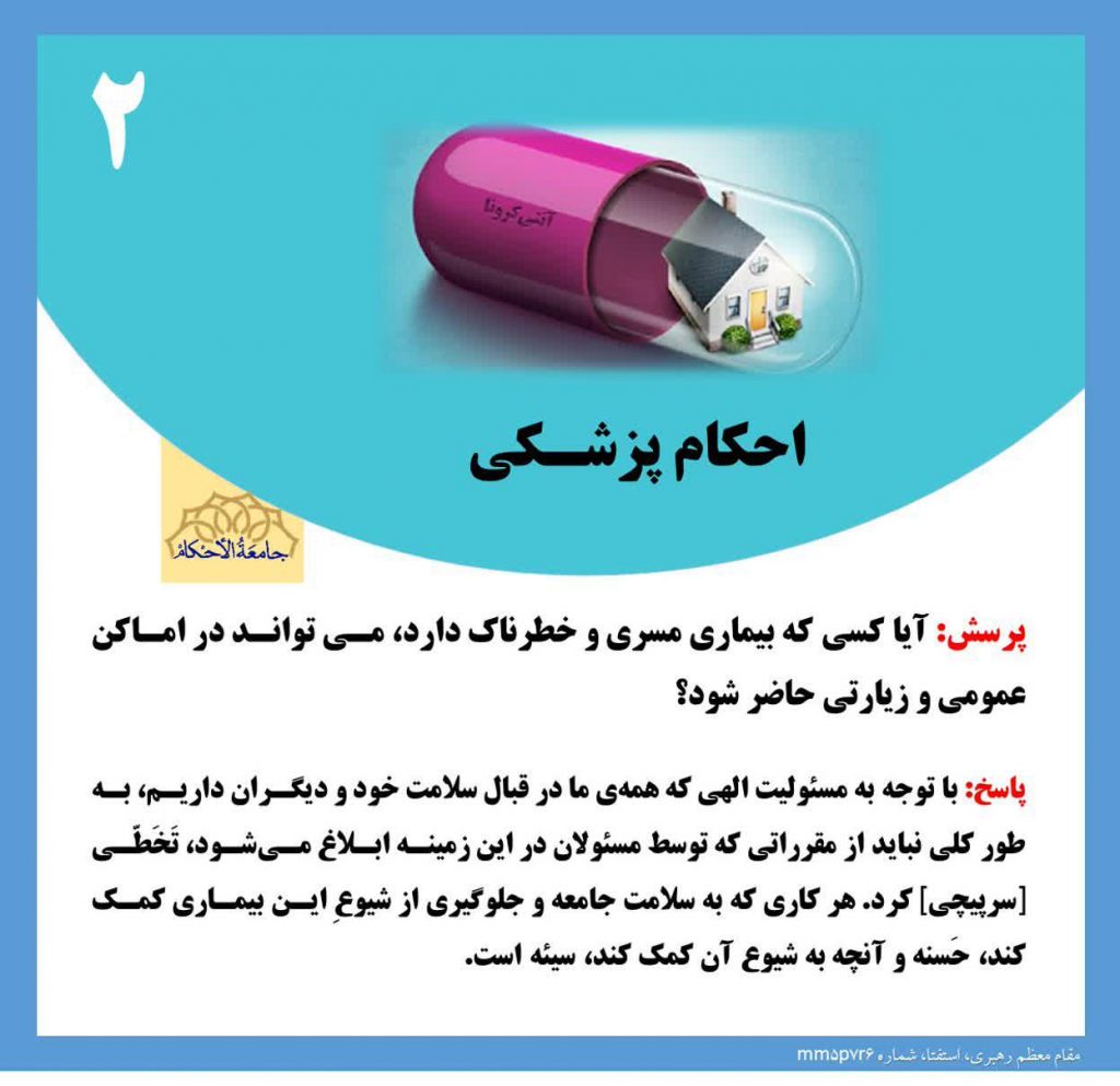 احکام کرونا