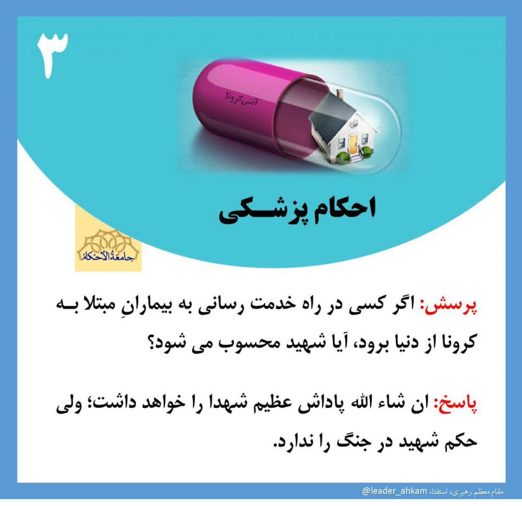 احکام کرونا