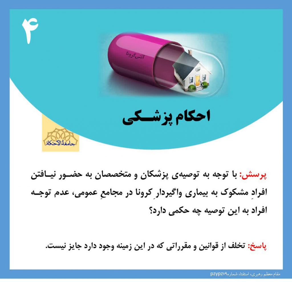 احکام کرونا