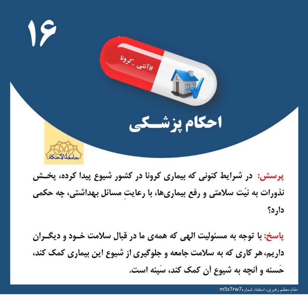 احکام کرونا