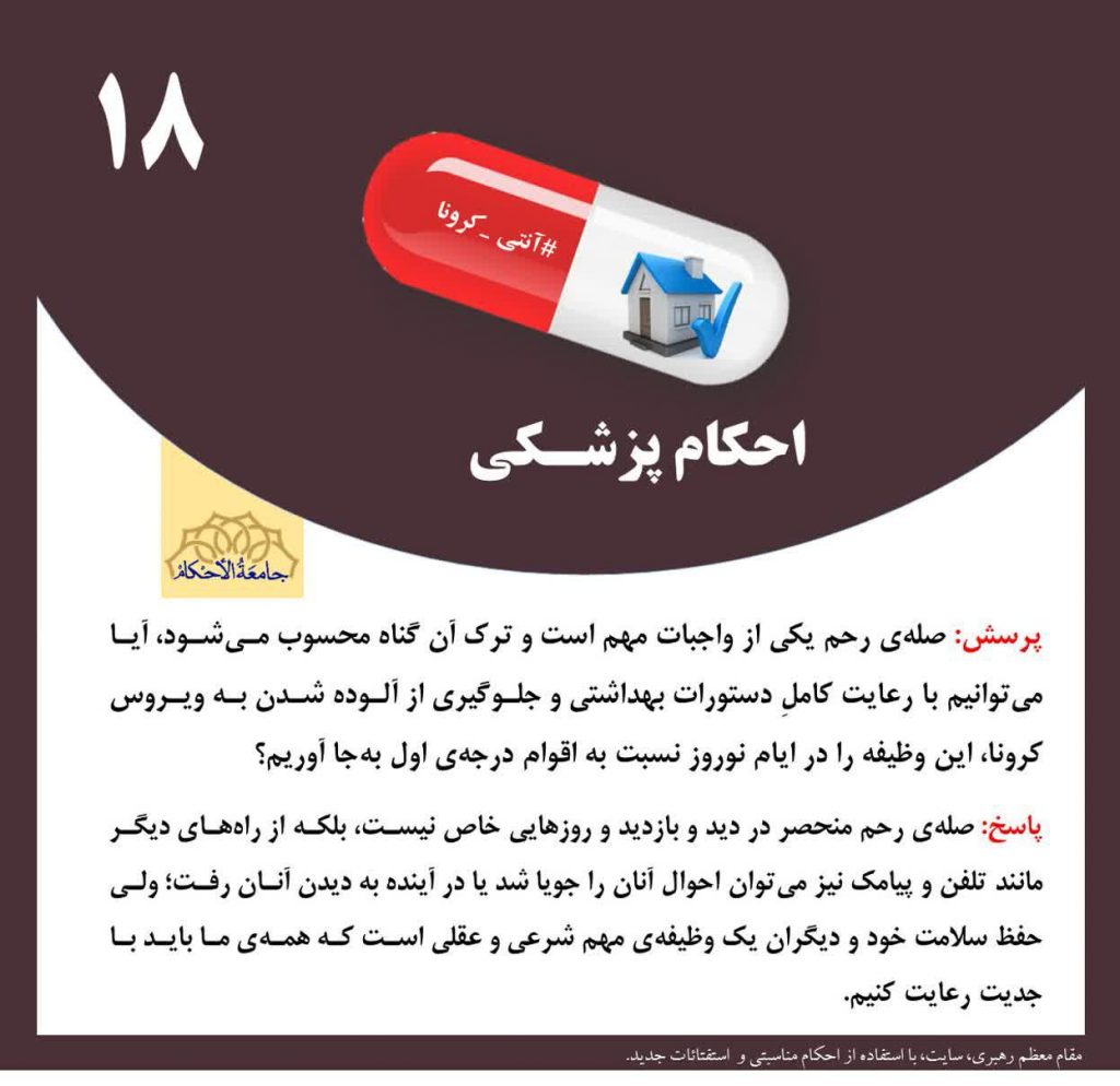 احکام کرونا